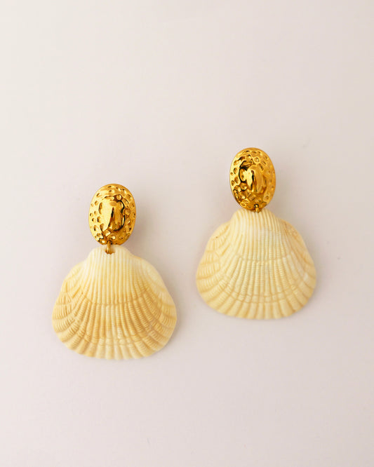 boucles d'oreilles coquillages d'été
