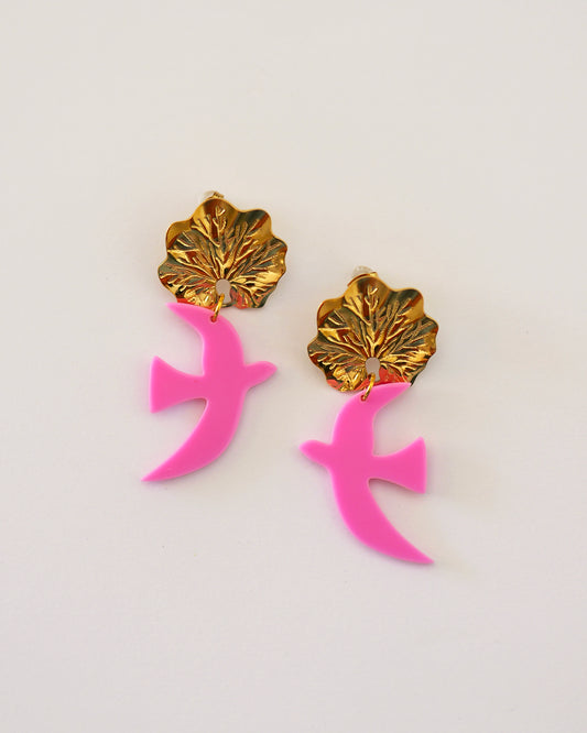boucles-d-oreilles-oiseau-dore-rose