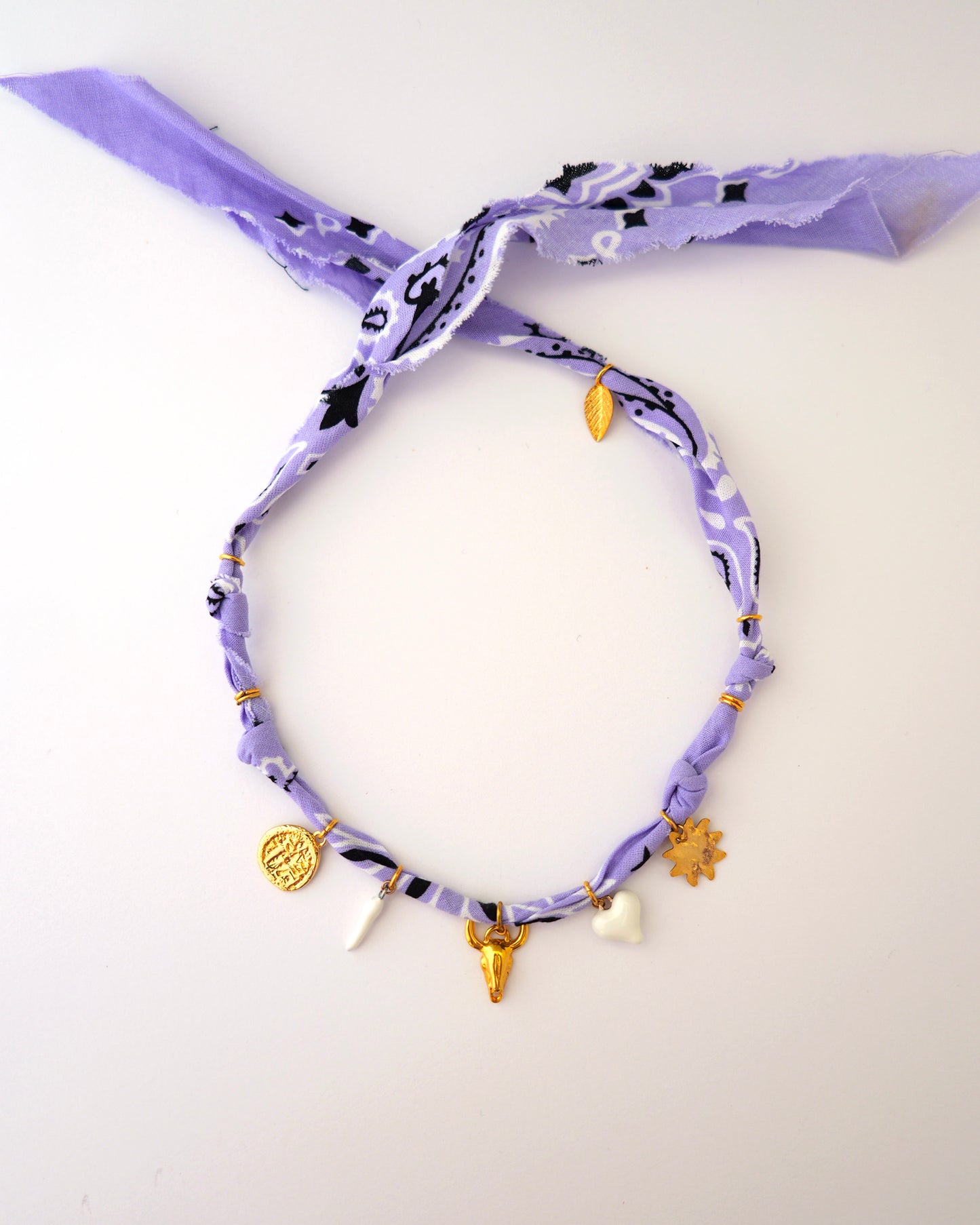 collier bandana caliente violet 1