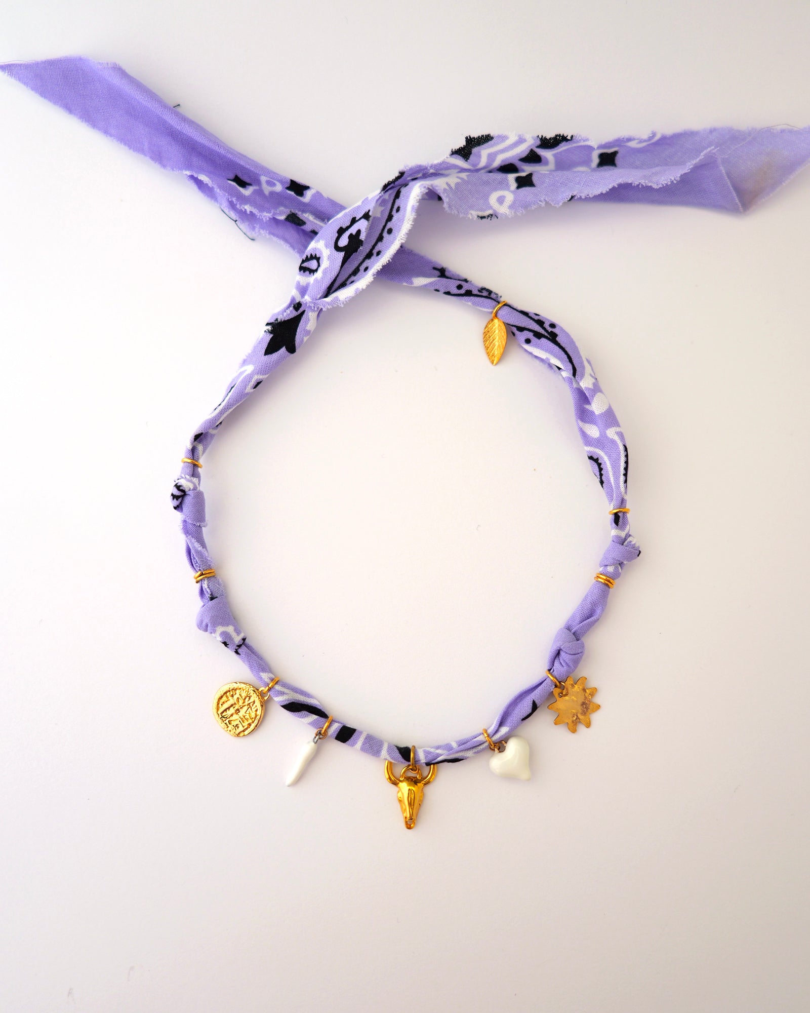 collier bandana caliente violet 1
