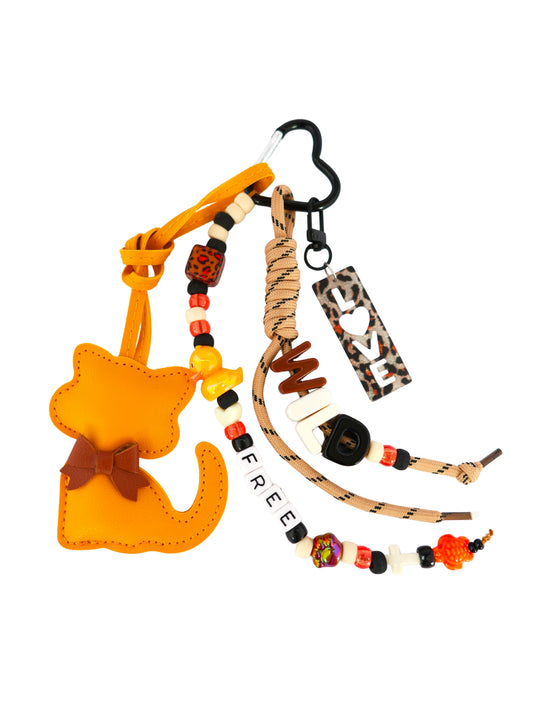 grigri de sac chat - camaïeu léopard
